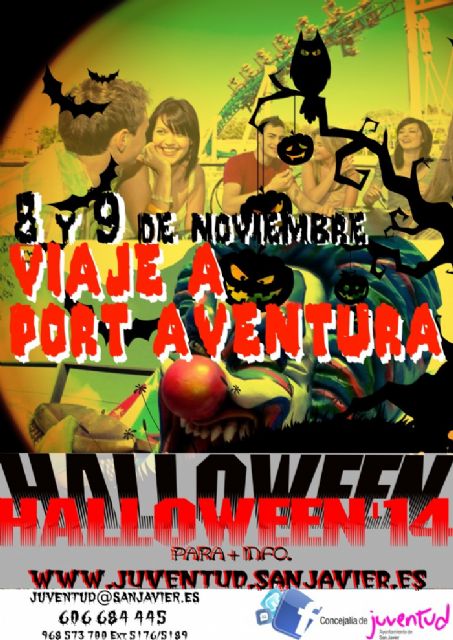 La concejalía de Juventud organiza un viaje a Port Aventura para celebrar Halloween