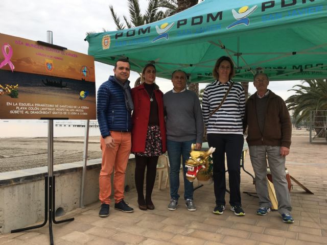 El Dragon Boat se alía con el Día Mundial contra el Cáncer en San Javier