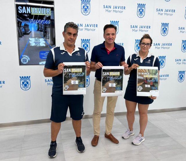 San Javier presenta sus actividades deportivas para la temporada 23-24 y da fecha de apertura de inscripciones