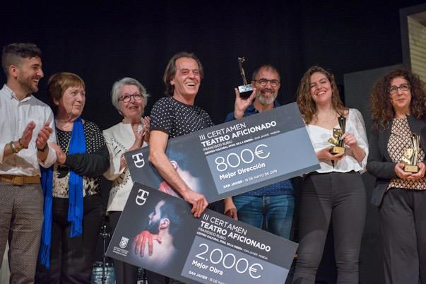 Teatro del Matadero gana el premio a Mejor Obra y Mejor Director en el III Certamen de Teatro Aficionado 'Francisco Rubio', de San Javier