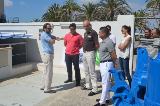 La reparación de la Estación de Bombeo n° 5 de La Manga completa la renovación del saneamiento de La Manga