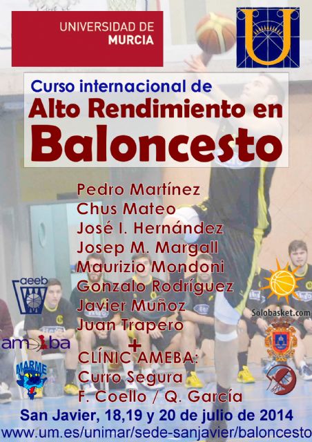 Curso Internacional de Alto Rendimiento en Baloncesto. Formación de formadores del deporte de la canasta