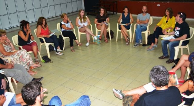 Un taller del Festival de Teatro de San Javier forma a 20 actores para enfrentarse al escenario y a la cámara