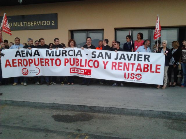 La sección sindical de USO en el aeropuerto de San Javier apuesta por su continuidad