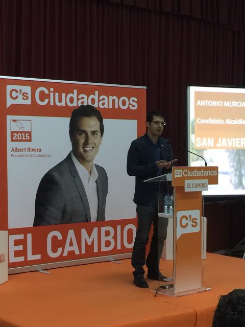 Acto central de campaña de Ciudadanos San Javier
