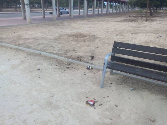 Alternativa Socialista denuncia el 'estado lamentable' de la pista y el parque del barrio de San Blas