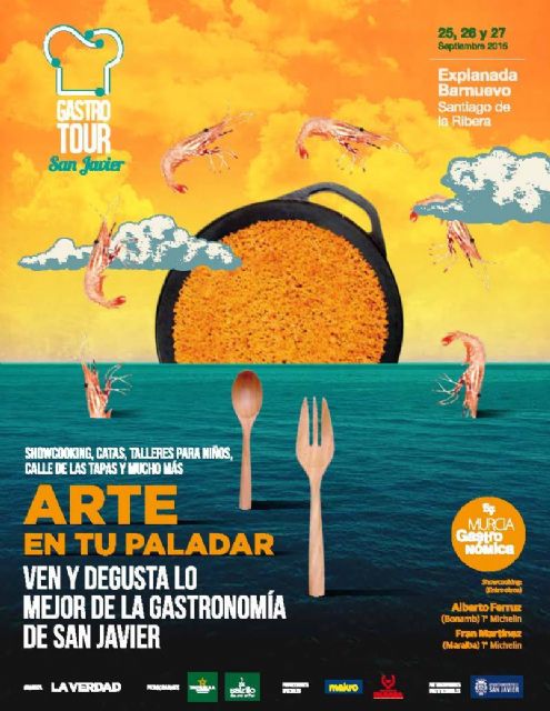 Gastrotur San Javier convertirá la explanada Barnuevo de Santiago de la Ribera en sede de la mejor gastronomía regional y local