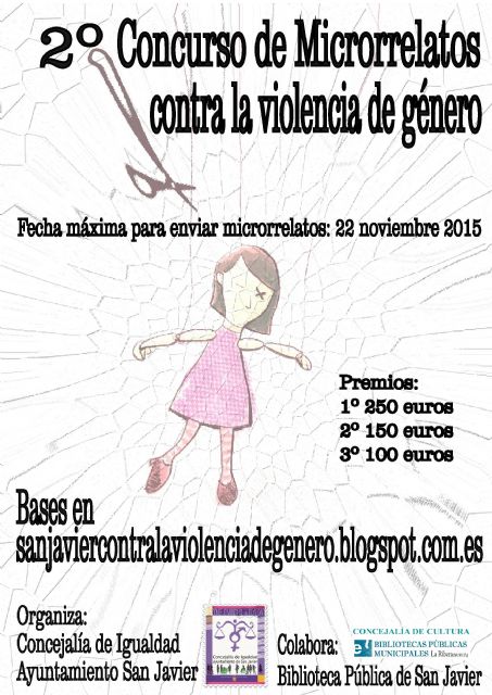 La concejalía de Mujer convoca el II Concurso de Microrrelatos contra la violencia de género