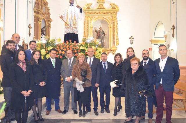 El presidente Pedro Antonio Sánchez en procesión San Javier