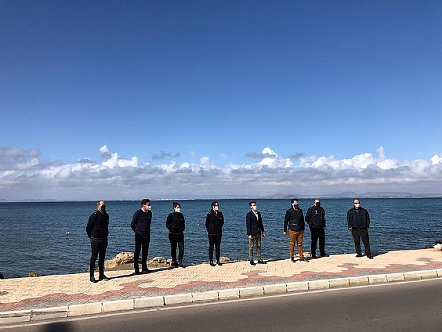 Empiezan los trabajos de planificación de la Meta de la Vuelta 2021  en La Manga del Mar Menor