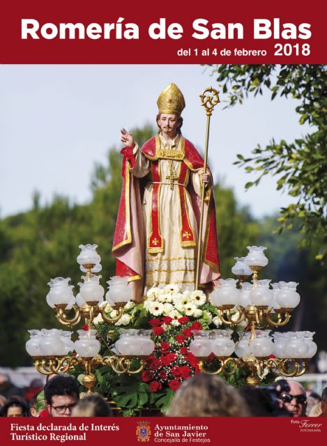La Hermandad de San Blas porteará al Santo desde la iglesia de Santiago de la Ribera a su ermita en un día festivo para el municipio de San Javier