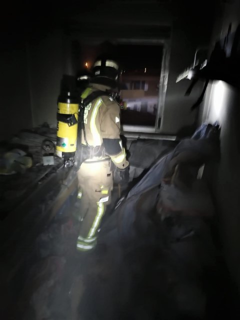Heridas dos personas en el incendio de una vivienda en San Javier