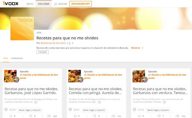 Recetas para que no me olvides