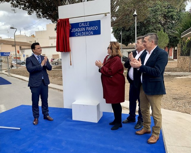 San Javier dedica una calle a Joaquín Pardo