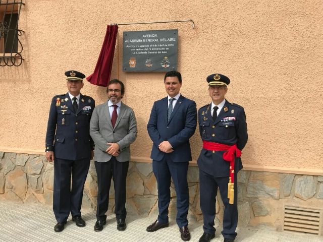 San Javier dedica una avenida a la Academia General del Aire en su 75 Aniversario