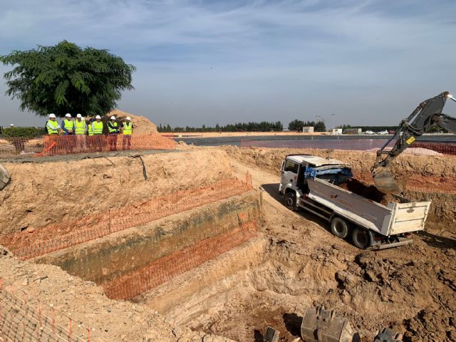 Las obras de ampliación del tanque de tormentas de la EDAR de San Javier acabarán durante el primer trimestre de 2023