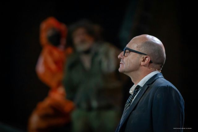 El veterano actor Pedro Casablanc protagoniza 'Filoctetes' la última tragedia de Sófocles , una obra antibelicista y con altas dosis de intriga