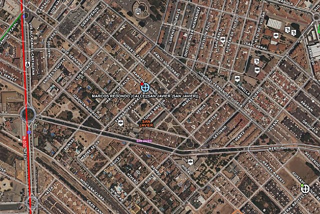 Cinco accidentados en una colisión entre dos vehículos en San Javier