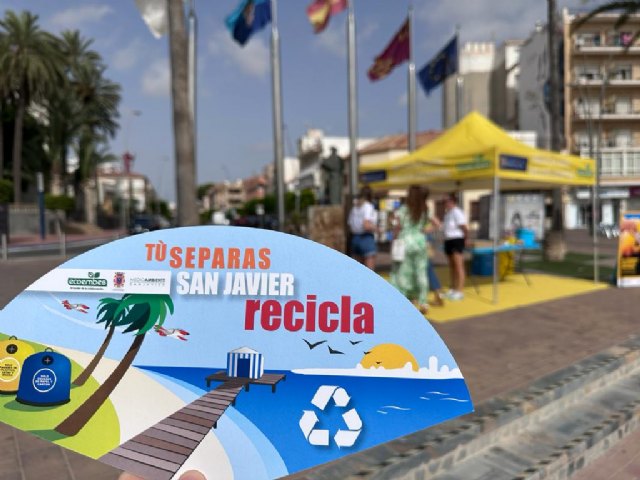 “Recicla Más. Mejor. Siempre” continúa en las playas de San Javier