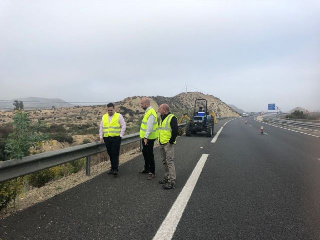 Mejora de la visibilidad en la autovía que comunica Zeneta con San Javier