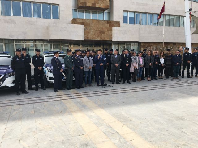La Policía Local de San Javier estrena uniforme y nuevos vehículos en la celebración de su patrón San Gregorio Magno