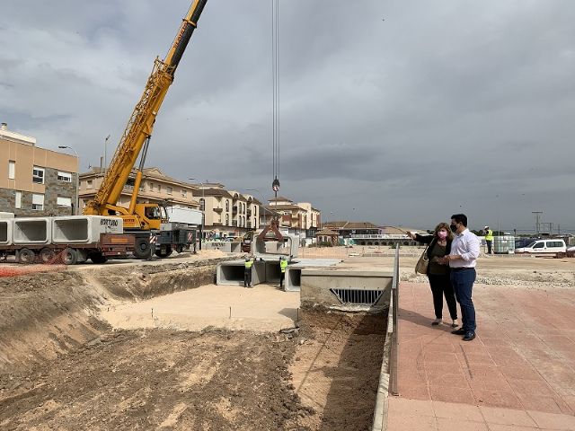 Las obras de aumento de capacidad de desagüe en la zona del parque Jabalina estarán terminadas  a finales de julio