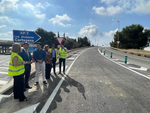 Abierto al tráfico el ramal de la rotonda de Pozo Aledo a la AP-7 sentido Cartagena