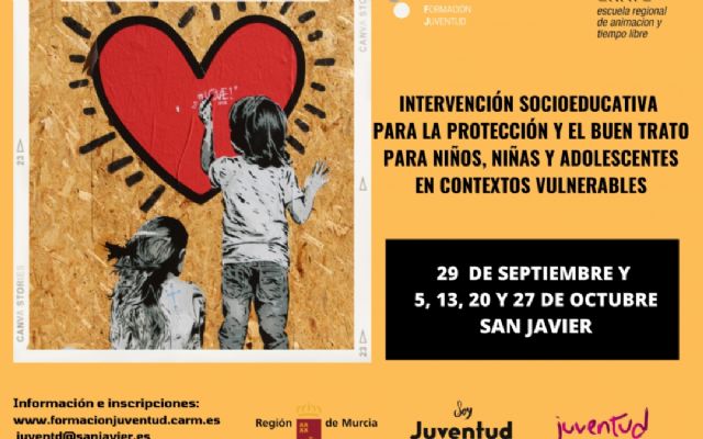 Juventud anuncia últimas plazas para el curso de intervención socioeducativa