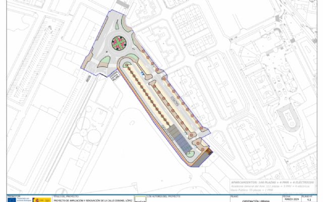 El Ayuntamiento de San Javier recibe la cesión de 5.903m2 de un retranqueo de la AGA, para crear un aparcamiento