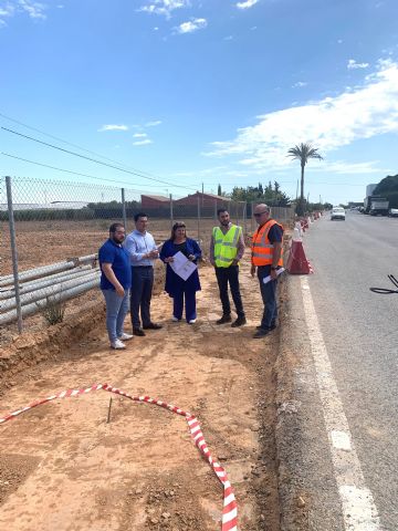 Las obras de acondicionamiento de la entrada a San Cayetano estarán listas en tres meses