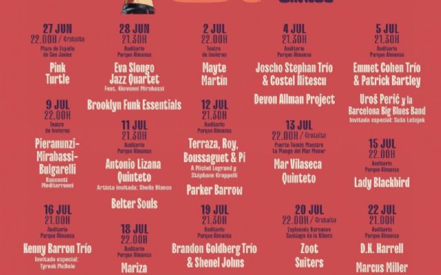 El concierto gratuito de Pink Turtle en plaza de España inaugura el 55 Festival Internacional de Jazz de San Javier