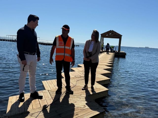 El Ayuntamiento recupera un balneario típico del Mar Menor, en la playa de Santiago de la Ribera