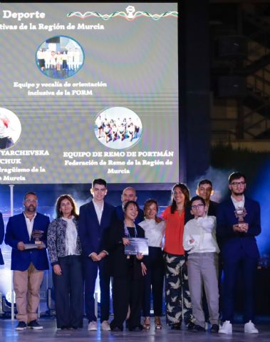 El deporte inclusivo de San Javier recibe un doble reconocimiento en la V Gala del Deporte de la Región de Murcia