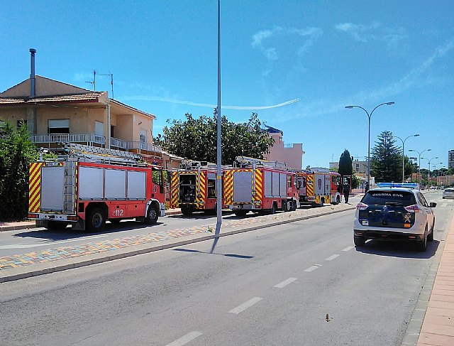 Incendio en una vivienda de Santiago de la Ribera