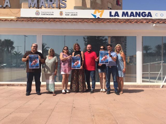 Las fiestas de La Manga se anuncian ya en un cartel que recurre a la flora y fauna autóctonas