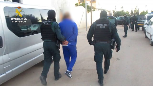 La Guardia Civil desmantela en San Javier un grupo delictivo que cultivaba gran cantidad de marihuana