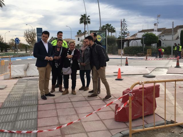 La avenida que une San Javier y Santiago de la Ribera mejora en accesibilidad con un proyecto integral
