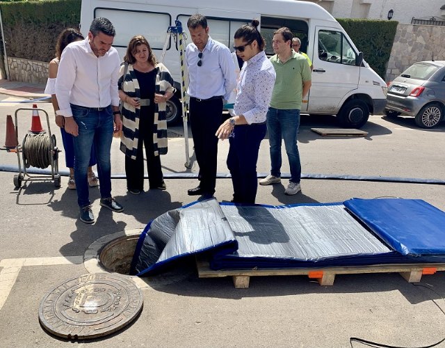 La Comunidad rehabilita 2.460 metros de tuberías de saneamiento en el municipio de San Javier
