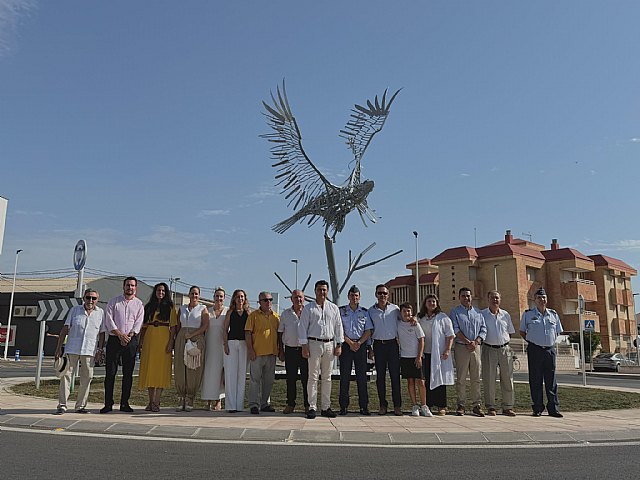 El Águila de la Academia vuelve a volar en la entrada de San Javier