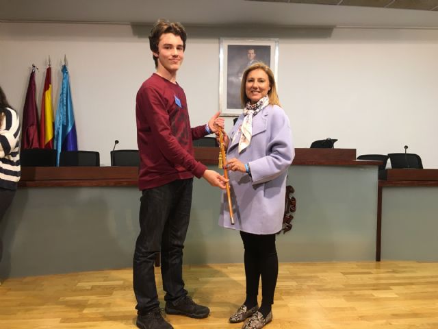 Pablo Pérez, estudiante de 3º de ESO, elegido presidente del Consejo Local de Infancia y Adolescencia de San Javier