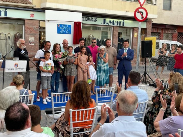 San Javier dedica una calle a Javier López