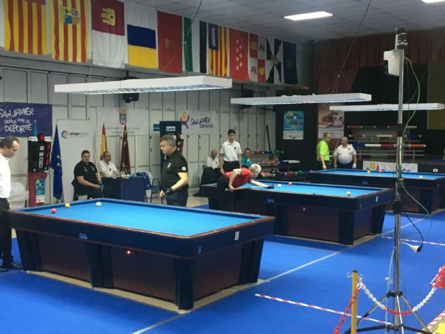 El mejor billar a 3 bandas de España se puede ver este fin de semana en el Open Nacional que se disputa en San Javier