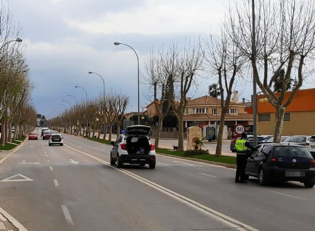 Policía Local de San Javier impone 25 multas por no respetar el estado de alarma