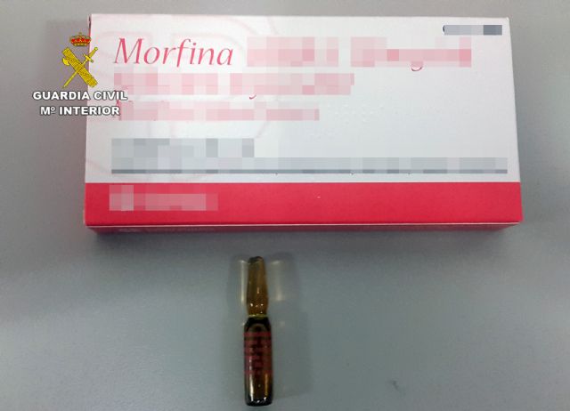 La Guardia Civil detiene a un empleado de un hospital por la sustracción de medicamentos clasificados como estupefacientes