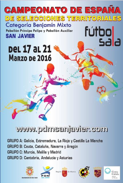 El futuro del Fútbol Sala español compite este fin de semana en el Campeonato de España Benjamín que se celebra en San Javier
