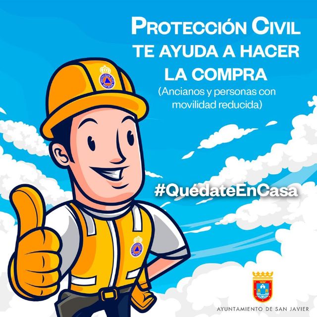 El Ayuntamiento de San Javier pone en marcha un servicio de abastecimiento de productos de primera necesidad a personas con dificultades por el aislamiento
