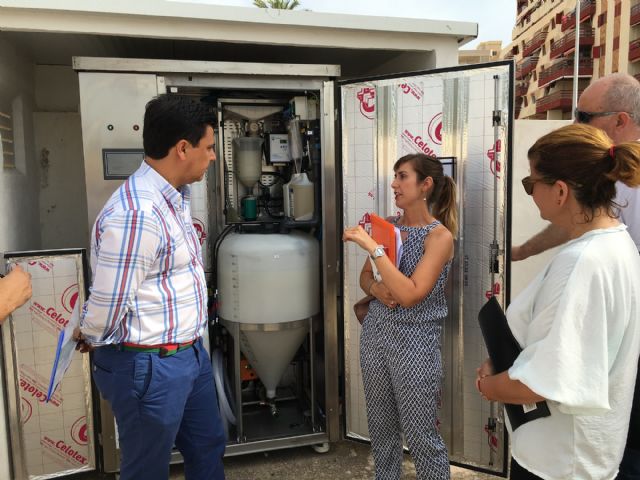 El alcalde y la concejala de Servicios Públicos revisan el correcto estado y funcionamiento del sistema de estaciones de bombeo en La Manga