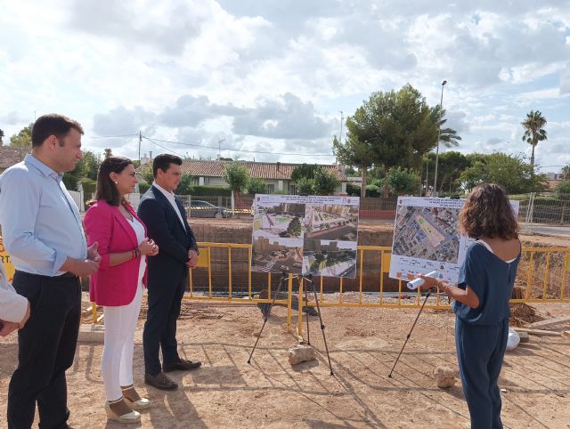 La Comunidad avanza en la construcción del sistema de pluviales de la Ciudad del Aire de San Javier que reducirá los daños por inundaciones