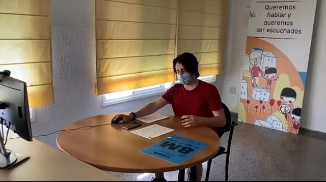 El joven de San Javier Pablo Pérez llevó las propuestas de los más jóvenes al Consejo de Gobierno de la REgión de Murcia