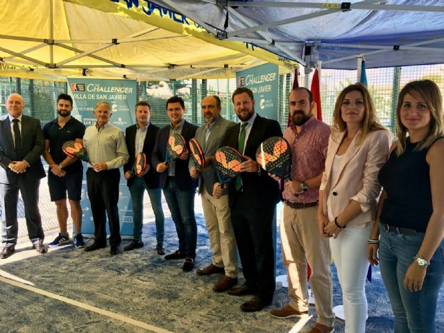 La plaza de España albergará la pista central del torneo del World Padel Tour que se celebrará del 1 al 7 de octubre en San Javier